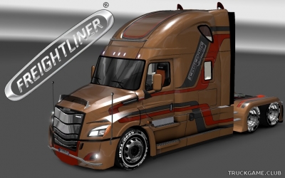 Мод "Freightliner Cascadia 2018 Evolution II Skin" для Euro Truck Simulator 2