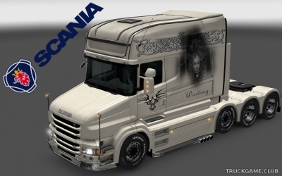 Мод "Scania T Longline Fantasy Skin" для Euro Truck Simulator 2