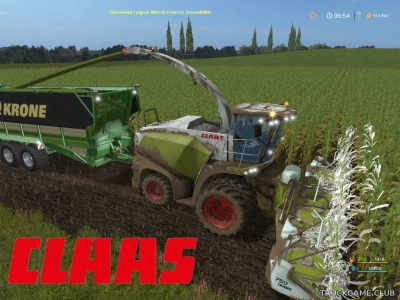 Мод "Claas Jaguar 800 v1.1" для Farming Simulator 2017