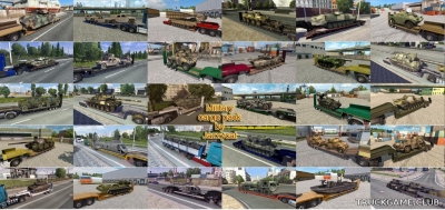 Мод "Military cargo pack by Jazzycat v2.2" для Euro Truck Simulator 2