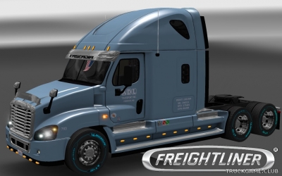 Мод "Freightliner Cascadia ADL Skin" для Euro Truck Simulator 2