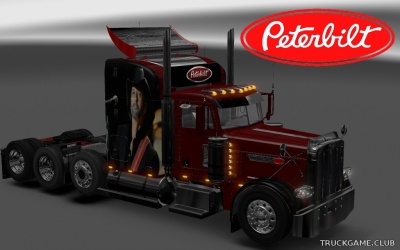 Мод "Peterbilt 389 Tim McGraw Skin" для Euro Truck Simulator 2