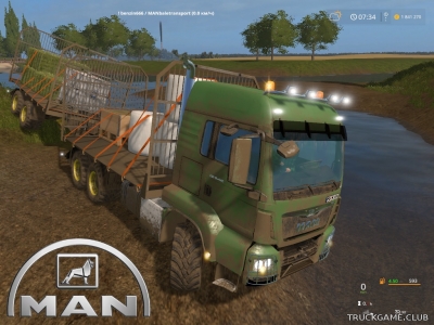 Мод "MAN TGS 18.440 Baletransport v1.0" для Farming Simulator 2017