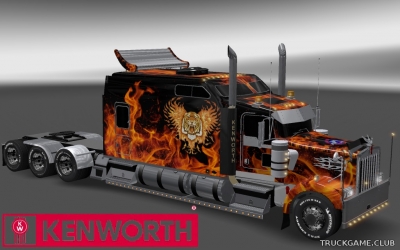 Мод "Kenworth W900 Long Style Skins" для Euro Truck Simulator 2