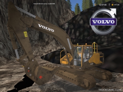 Мод "Volvo EC 300E v2.0" для Farming Simulator 2017