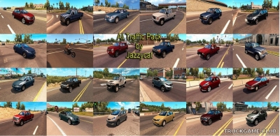 Мод "Ai traffic pack by Jazzycat v1.9" для American Truck Simulator