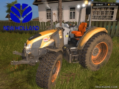 Мод "New Holland T4 Kommunal v2.4" для Farming Simulator 2017