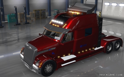 Мод "Concept Truck Flight of Fantasy v2.0 Black Edition" для American Truck Simulator