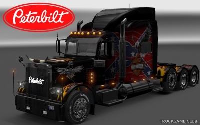 Мод "Peterbilt 389 American Legend Skin" для Euro Truck Simulator 2