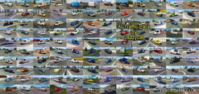 Мод "Ai traffic pack by Jazzycat v4.5" для Euro Truck Simulator 2