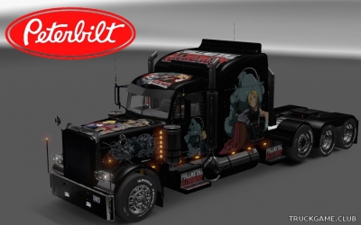 Мод "Peterbilt 389 Fullmetal Alchemist Skin" для Euro Truck Simulator 2