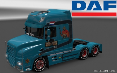 Мод "DAF XT Cowboy Skin" для Euro Truck Simulator 2