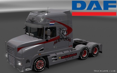 Мод "DAF XT Mad Dog Skin" для Euro Truck Simulator 2