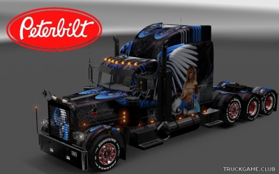 Мод "Peterbilt 389 Abstraction Skins" для Euro Truck Simulator 2