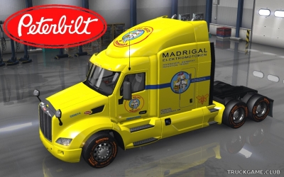 Мод "Peterbilt 579 Los Pollos Skin & Trailer" для American Truck Simulator