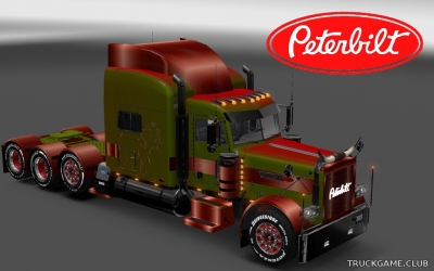 Мод "Peterbilt 389 Elephant Skins" для Euro Truck Simulator 2