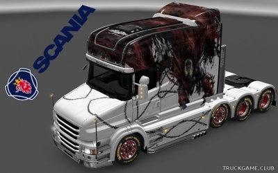 Мод "Scania T Longline Spawn Skin" для Euro Truck Simulator 2