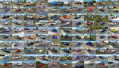 Мод "Ai traffic pack by Jazzycat v4.7" для Euro Truck Simulator 2