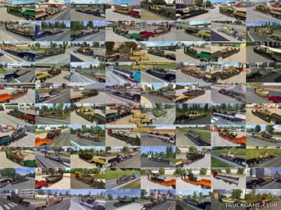 Мод "Military cargo pack by Jazzycat v2.2.1" для Euro Truck Simulator 2