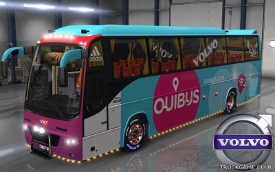 Мод "Volvo B12B TX Ouibus Skin" для Euro Truck Simulator 2