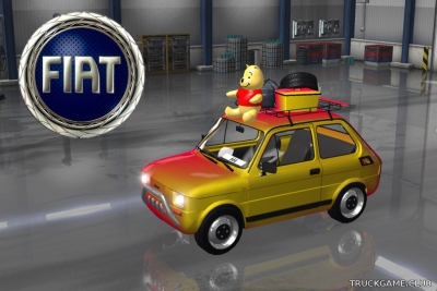 Мод "FIAT 126p v2.0" для Euro Truck Simulator 2