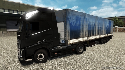 Мод "Шторный полуприцеп "Krone"" для Euro Truck Simulator 2
