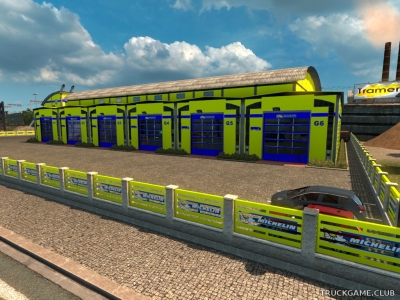 Мод "Michelin Expensive Garage v2.0" для Euro Truck Simulator 2