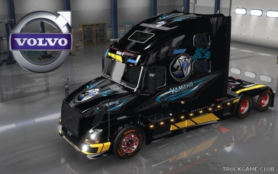 Мод "Volvo VNL 780 Yamaha Sport Skin & Trailer" для Euro Truck Simulator 2