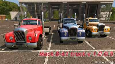 Мод "Mack B-61 truck v 1.0.0.5" для Farming Simulator 2017