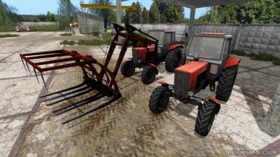 Мод "МТЗ-82 и ПКУ-0,8" для Farming Simulator 2017