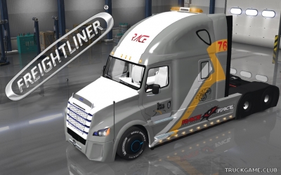 Мод "Freightliner Inspiration Race Skin" для Euro Truck Simulator 2