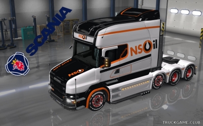 Мод "Scania T Longline NSOil Skin" для Euro Truck Simulator 2