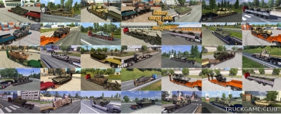 Мод "Military cargo pack by Jazzycat v2.3" для Euro Truck Simulator 2