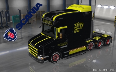 Мод "Scania T Longline Morecolorful Skins" для Euro Truck Simulator 2