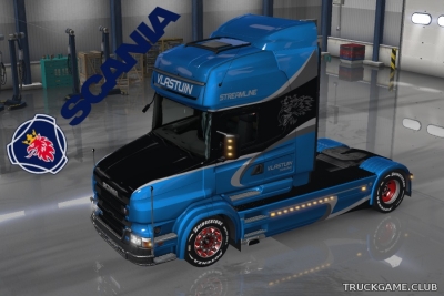 Мод "Scania T Topline Vlastuin Skin" для Euro Truck Simulator 2