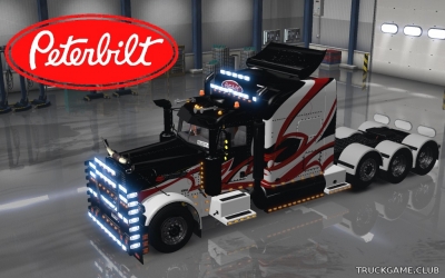 Мод "Peterbilt 389 Elegancy Skin" для Euro Truck Simulator 2