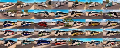 Мод "Mexican traffic pack by Jazzycat v1.2" для American Truck Simulator