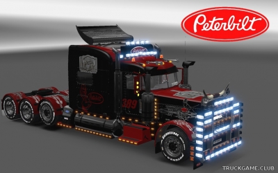 Мод "Peterbilt 389 Style Skin" для Euro Truck Simulator 2