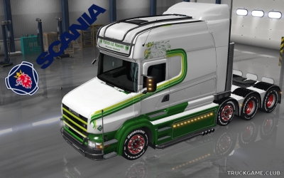 Мод "Scania T Longline Patrick V. D. Hoeven Skin" для Euro Truck Simulator 2