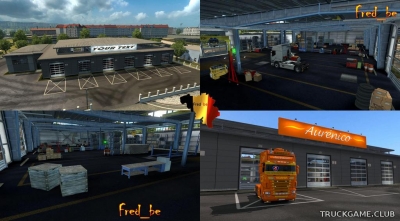 Мод "Big Garage" для Euro Truck Simulator 2