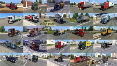 Мод "Truck traffic pack by Jazzycat v2.7" для Euro Truck Simulator 2