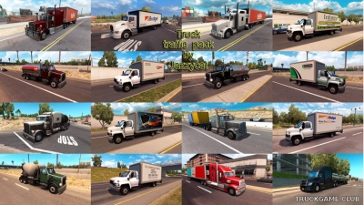 Мод "Truck traffic pack by Jazzycat v1.6" для American Truck Simulator