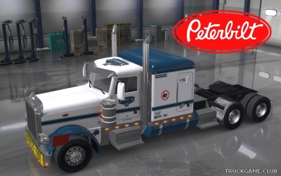 Мод "Peterbilt 389 Low Sleeper UDL Skin" для American Truck Simulator