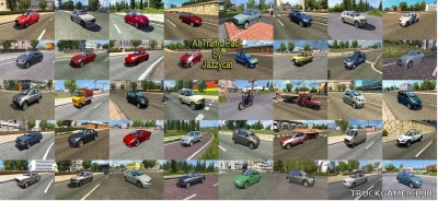 Мод "Ai traffic pack by Jazzycat v5.3" для Euro Truck Simulator 2