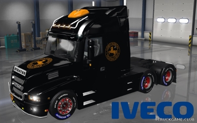 Мод "Iveco Strator Continental Skin & Trailer" для Euro Truck Simulator 2