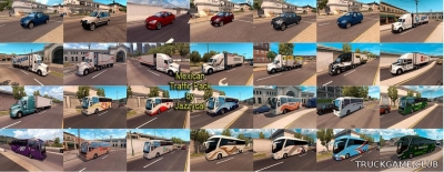 Мод "Mexican traffic pack by Jazzycat v1.3" для American Truck Simulator