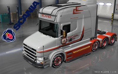 Мод "Scania T Longline Inter Complex Solution Skin" для Euro Truck Simulator 2