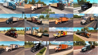 Мод "Truck traffic pack by Jazzycat v1.7" для American Truck Simulator