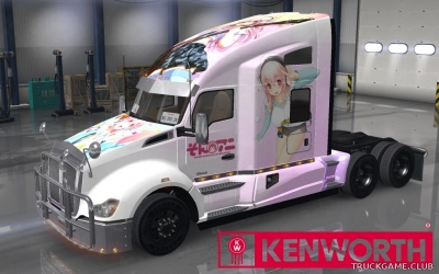 Мод "Super Sonico Skin" для American Truck Simulator