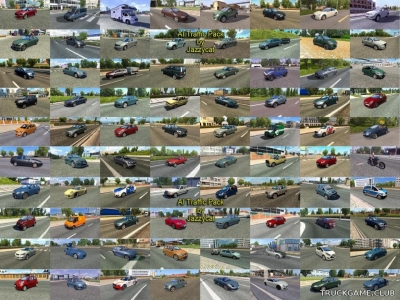 Мод "Ai traffic pack by Jazzycat v5.4" для Euro Truck Simulator 2